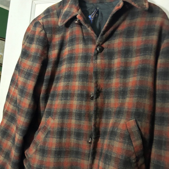 Pendleton Unisex USA Made Pure Virgin Wool Flannel Style Light Jacket Button-up - Picture 1 of 6